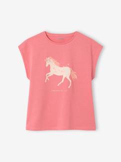 Tee-shirt motif fantaisie fille  - vertbaudet enfant