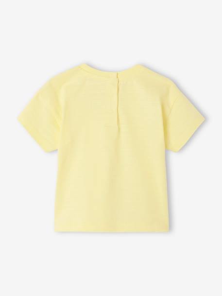 T-shirt bébé manches courtes jaune fluo 4 - vertbaudet enfant 