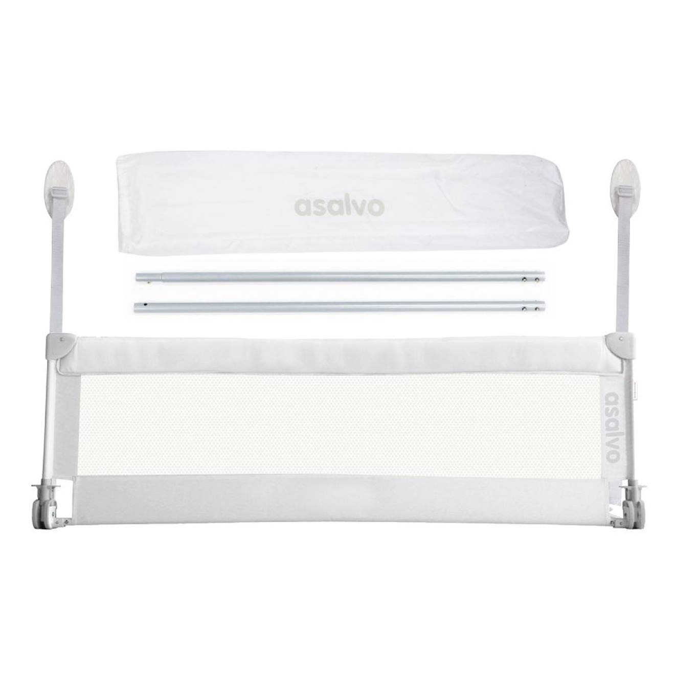 Barrière De Lit Asalvo 150 Cm - Protection Anti-chute Pour Enfant, Rabattable, Extra Haute, Avec Sac De Transport (beige) - 10