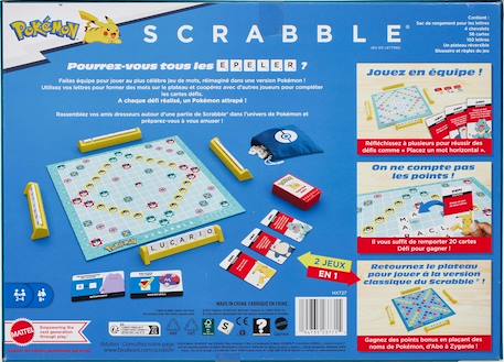 Scrabble pokémon Multicolore 4 - vertbaudet enfant 
