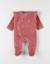 Pyjama en velours côtelé guépard Rose 1 - vertbaudet enfant 