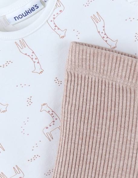 Lot t-shirt + legging jersey Blanc 3 - vertbaudet enfant 