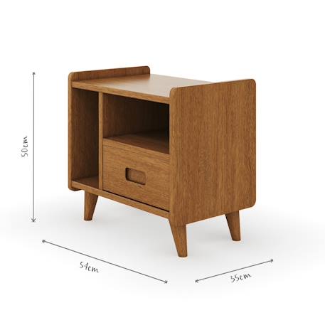 Chevet bois massif peter Blanc et bois+Bois+Bois et blanc+Noisette+Noisette et blanc 13 - vertbaudet enfant 