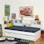 Pack lit cosy gigogne avec 2 matelas play Blanc+Blanc et bois 3 - vertbaudet enfant 