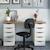 Bureau avec rangement sirius Blanc 1 - vertbaudet enfant 