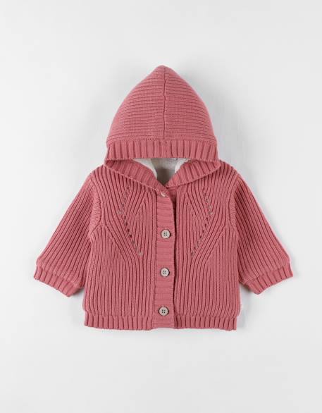 Mantelet en tricot Rose 1 - vertbaudet enfant 