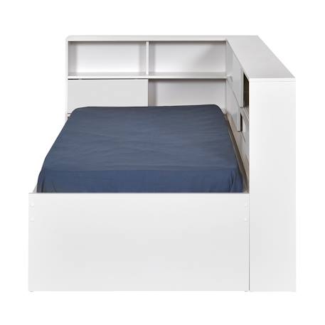 Pack lit cosy gigogne avec 2 matelas play Blanc+Blanc et bois 5 - vertbaudet enfant 