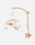 Mobile musical bras en bois - bali moka & snow Ecru 6 - vertbaudet enfant 