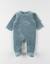 Pyjama en velours côtelé dino Bleu 1 - vertbaudet enfant 