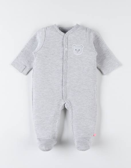 Pyjama dors-bien en jersey Gris 5 - vertbaudet enfant 