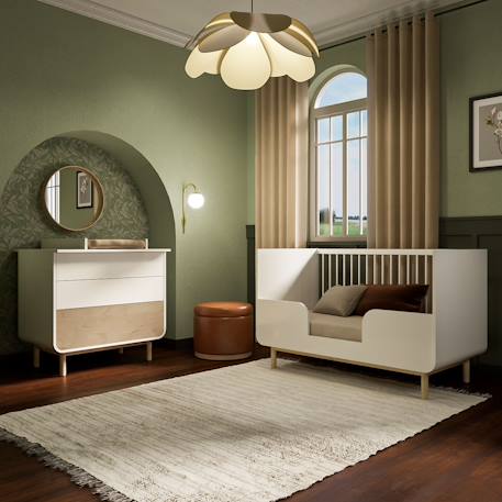Chambre complète montessori bébé sasha Blanc 3 - vertbaudet enfant 