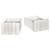 Pack lit cabane mi-hauteur avec tiroirs et matelas donnie bois massif donnie Blanc 2 - vertbaudet enfant 