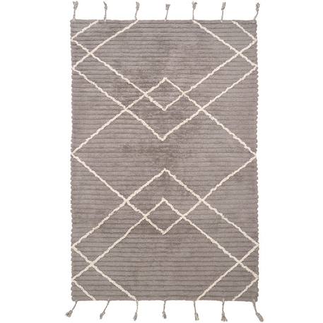 Tapis enfant coton lavable lässa Stone+Toffee 1 - vertbaudet enfant 