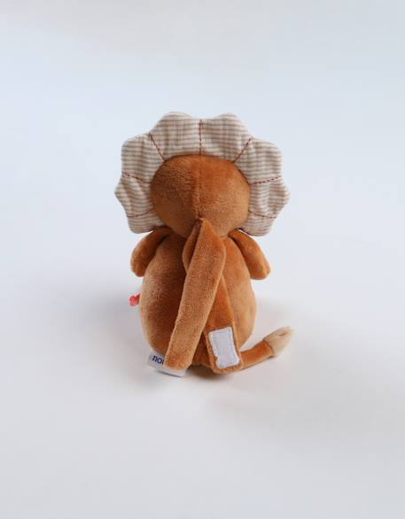 Peluche mini-musicale babou en veloudoux Marron 4 - vertbaudet enfant 