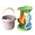 Set de plage & jardin - 8 pièces moulin en paille de blé Multicolore 3 - vertbaudet enfant 