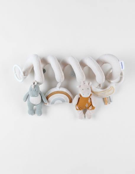 Spirale d'activités tso en veloudoux Beige 1 - vertbaudet enfant 