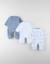 Lot de 3 dors-bien en velours Ecru 2 - vertbaudet enfant 