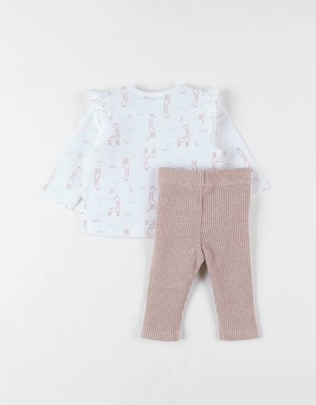 Lot t-shirt + legging jersey Blanc 5 - vertbaudet enfant 