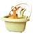 Mini set de plage & jardin - 7 pièces en paille de blé Multicolore 3 - vertbaudet enfant 