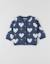 Cardigan en tricot coeur Bleu 1 - vertbaudet enfant 