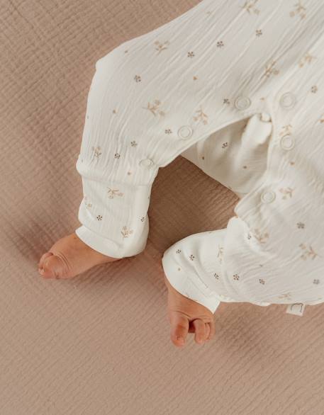 Pyjama bébé jersey fantaisie Blanc 3 - vertbaudet enfant 