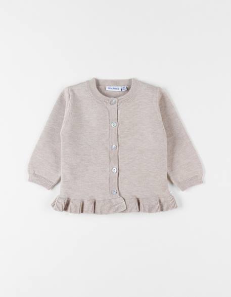 Cardigan en tricot Beige 5 - vertbaudet enfant 