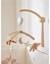 Mobile musical bras en bois - bali moka & snow Ecru 2 - vertbaudet enfant 
