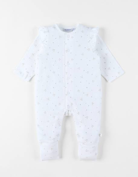Pyjama bébé jersey fantaisie Blanc 1 - vertbaudet enfant 