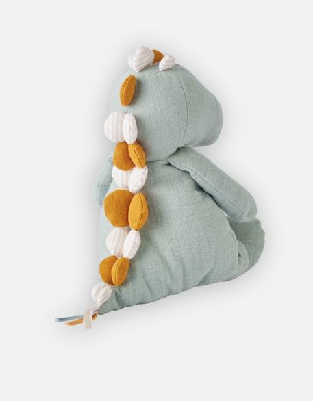 Peluche small stegi en mousseline de coton bio Vert 3 - vertbaudet enfant 