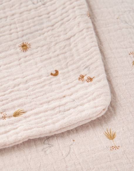 Housse de couette  mousseline de coton Beige 4 - vertbaudet enfant 