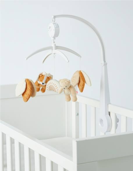 Mobile musical babou & kendi en plastique Beige 5 - vertbaudet enfant 