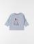 T-shirt ours chiné Gris 1 - vertbaudet enfant 