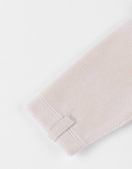 Pyjama en velours côtelé imprimé éléphant Beige 5 - vertbaudet enfant 