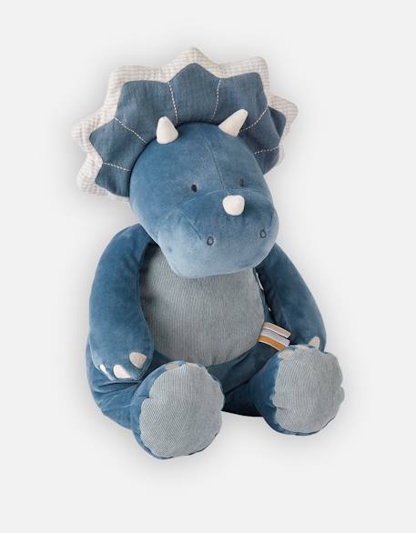 Peluche medium ops en veloudoux Bleu 1 - vertbaudet enfant 