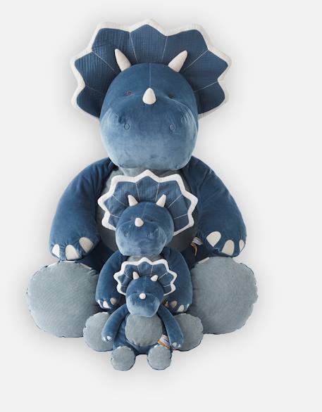 Peluche medium ops en veloudoux Bleu 5 - vertbaudet enfant 