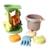 Set de plage & jardin - 8 pièces moulin en paille de blé Multicolore 2 - vertbaudet enfant 