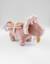 Peluche d'activités popsie en veloudoux® et mousseline de coton Rose 1 - vertbaudet enfant 