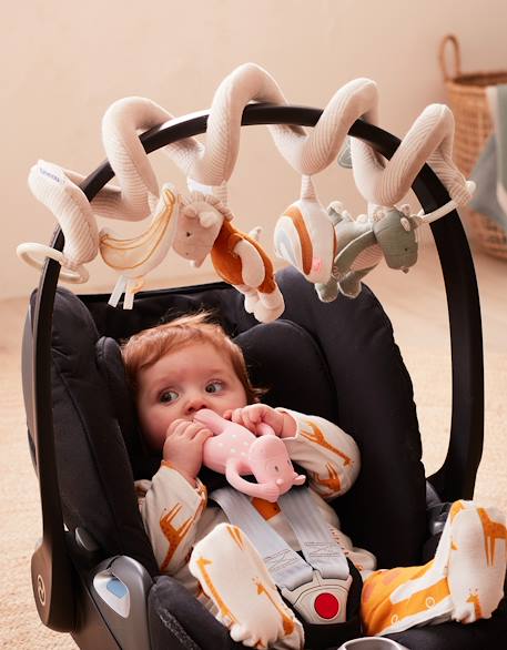 Spirale d'activités tso en veloudoux Beige 2 - vertbaudet enfant 