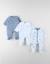 Lot de 3 dors-bien en velours Ecru 1 - vertbaudet enfant 