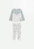Pyjama bébé 2 pièces en velours avec pieds alma Bleu 1 - vertbaudet enfant 