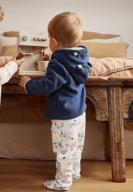 Ensemble bébé veste en polaire et pantalon en molleton dune valley Bleu 1 - vertbaudet enfant 