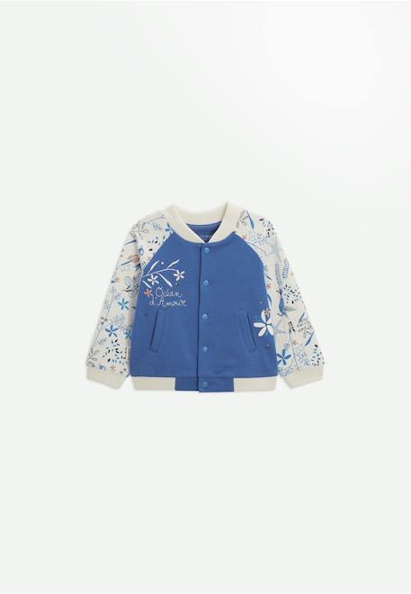 Veste teddy bébé océan d'amour Bleu 1 - vertbaudet enfant 