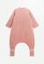 Turbulette d'hiver en velours avec pieds retroussables et manches amovibles bébé rosa Rose 5 - vertbaudet enfant 
