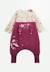 Turbulette d'hiver en velours avec pieds retroussables et manches amovibles mila Rose 1 - vertbaudet enfant 