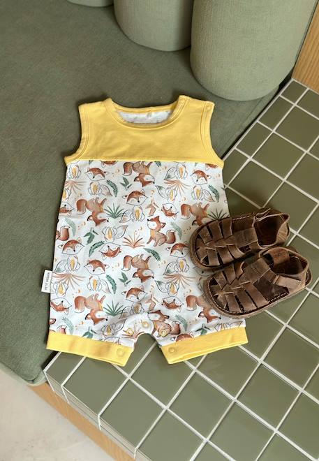 Barboteuse bébé petit envahisseur Jaune 1 - vertbaudet enfant 