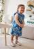 Robe bébé en popeline flora Bleu 1 - vertbaudet enfant 