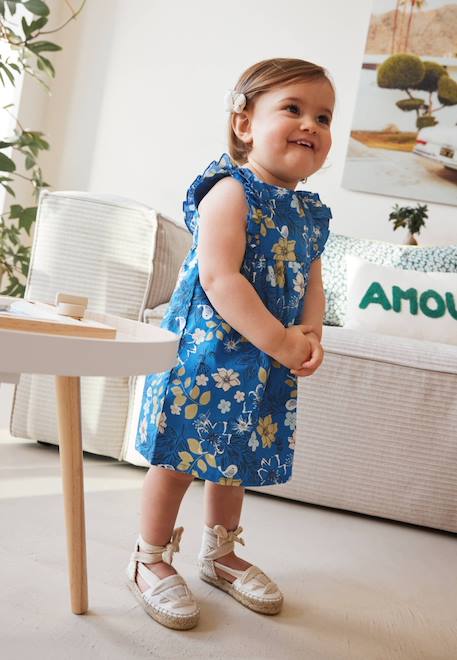 Bébé-Robe bébé en popeline flora
