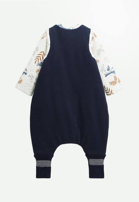 Turbulette d'hiver avec pieds retroussables et manches amovibles bivouac Bleu 5 - vertbaudet enfant 