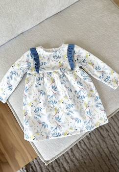 Robe enfant en molleton bianca  - vertbaudet enfant