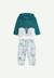 Ensemble bébé sweat-shirt à capuche et pantalon en molleton roméo Bleu 1 - vertbaudet enfant 